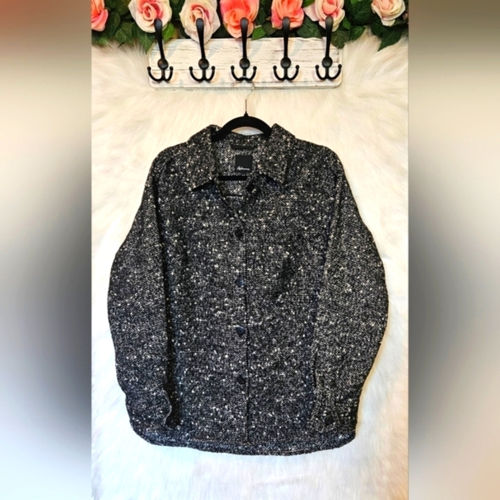 Reitmans Classic Midweight Marled Knit Shacket
